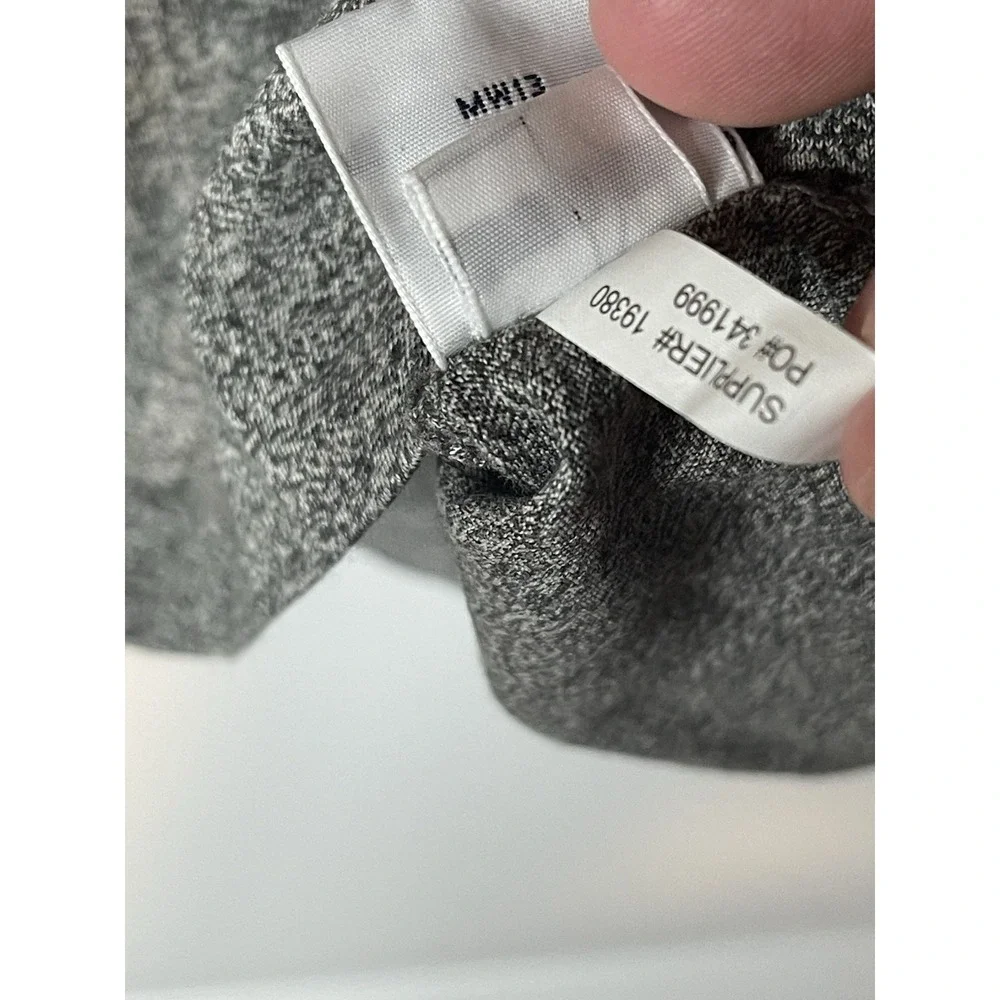 Ralph Lauren Polo Shirt‎ Mens Heather Gray Regular Fit Pony Logo Crew Neck Large
